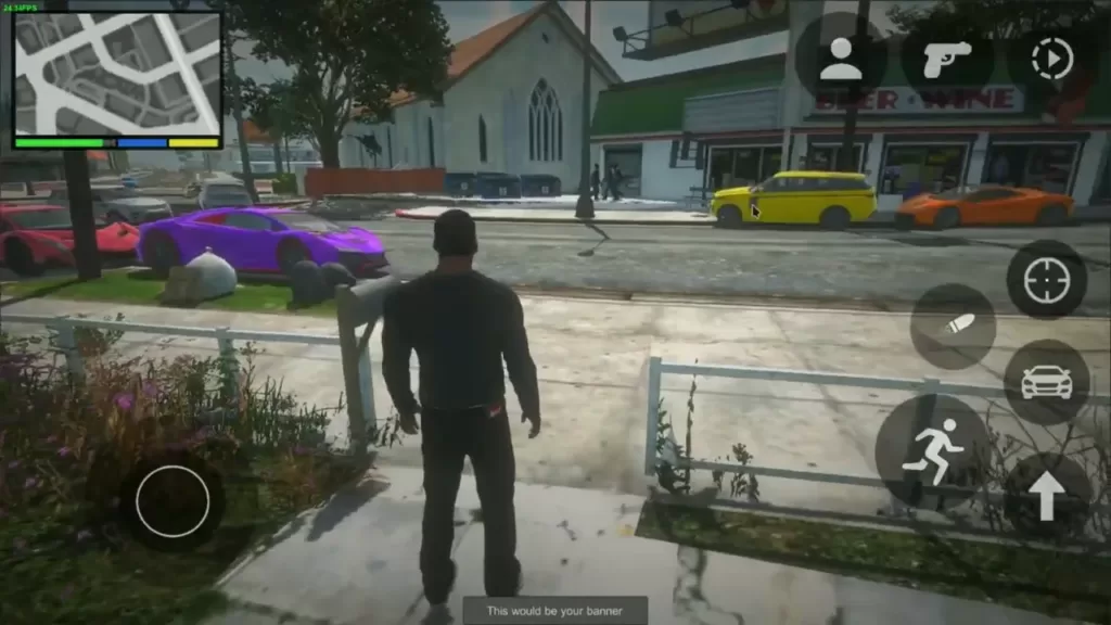 GTA 5 Mobile Android/IOS GAMEPLAY  Fan made Open World Game 