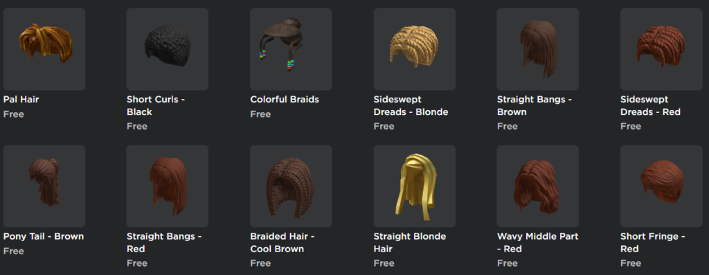 GET FREE HAIR AND ITEMS NOW! ROBLOX (2023) 
