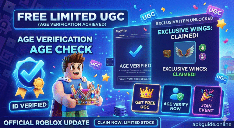 Roblox free limited ugc items age verification update 2026