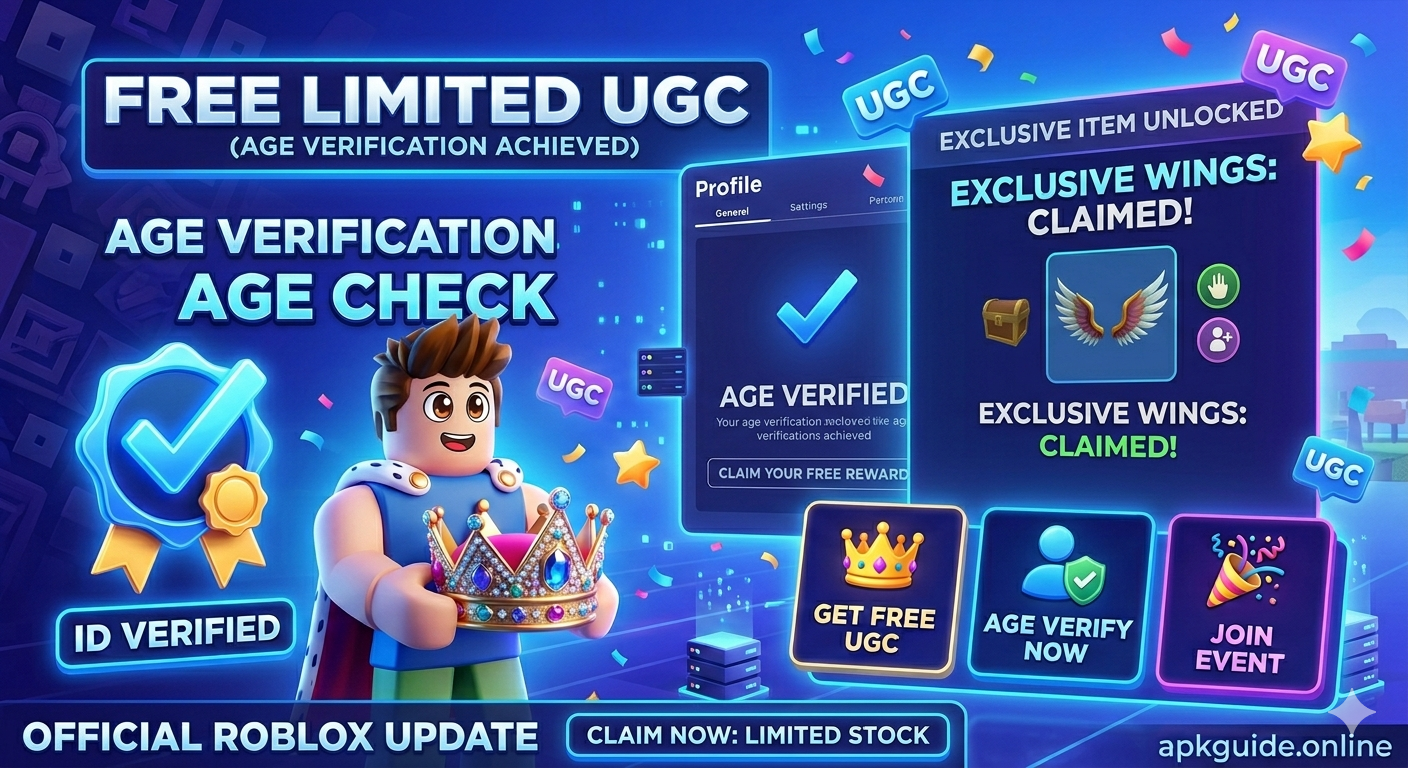 Roblox free limited ugc items age verification update 2026